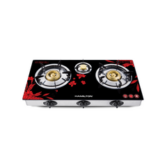 Double burner electric hot plate with black body and coil heating elements