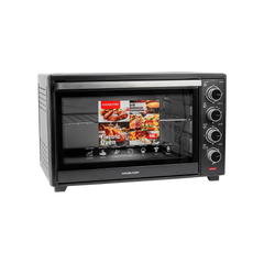 Electric oven with control knobs and grill convection rotisserie feature, 60L capacity