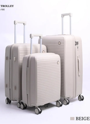 PP Hard Travel Trolley Bag Set 3 Piece Model PP3D - Hamilton Qatar | Al Shabib