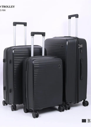 PP Hard Travel Trolley Bag Set 3 Piece Model PP3D - Hamilton Qatar | Al Shabib