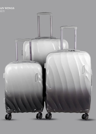American Wing Hard Trolley Bag Set 3 Piece Model AMW3D - Hamilton Qatar | Al Shabib