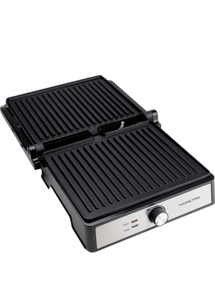 Hamilton Grill Toaster 180° Opening with Floating Hinge HT5721