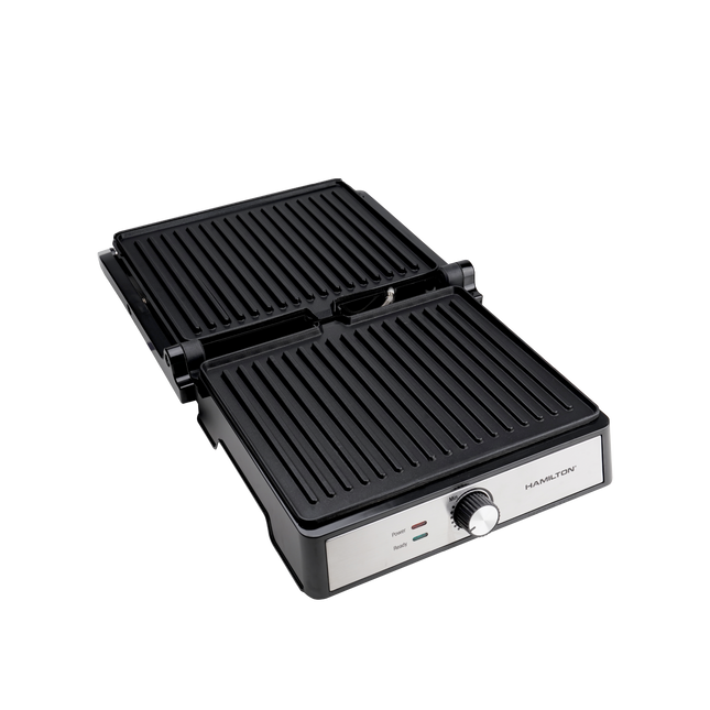Hamilton Grill Toaster 2000W 180° Open 29x24cm Floating Hinge HT5721 | Al Shabib Qatar