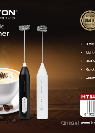 Hamilton Rechargeable Milk Frother HT046