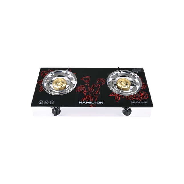 Gas Stove 2 Burner Glass – HT1111GC