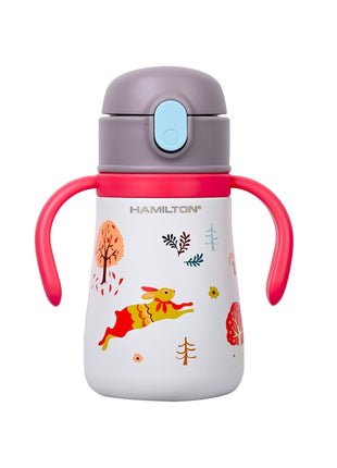 Hamilton Kids Flask 350ml SS Double Wall Hot & Cold HT120 | Al Shabib Qatar