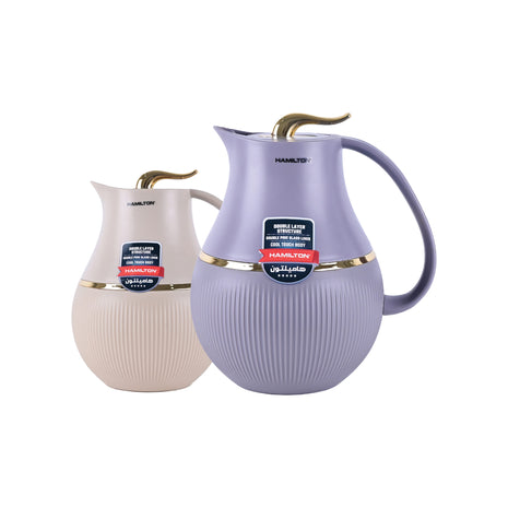 Hamilton 1L Vacuum Flask with Refillable Glass Liner HT128