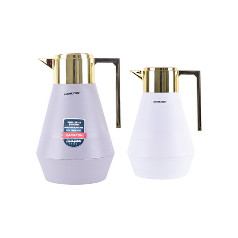 Hamilton 1L Vacuum Flask with Refillable Glass Liner HT131