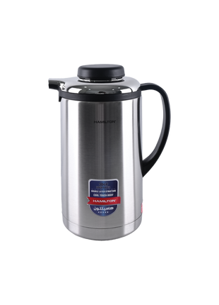 Hamilton Vacuum Flask 1L 304 SS Double Layer Cool Touch 24Hr HT132 | Al Shabib Qatar