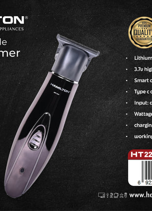 Hamilton Rechargeable Hair Trimmer 3W 7V Type-C 75 Min Low Noise HT2264 | Al Shabib Qatar