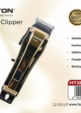 Hamilton Professional Hair Clipper Cord & Cordless HT2268