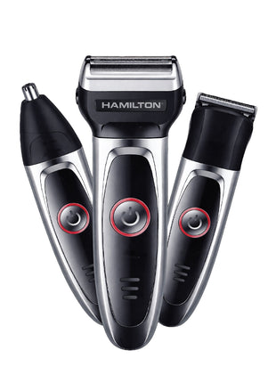 Hamilton Hair Clipper 3-in-1 3W SS Blade USB 45 Min 2PC Set HT2279 | Al Shabib Qatar