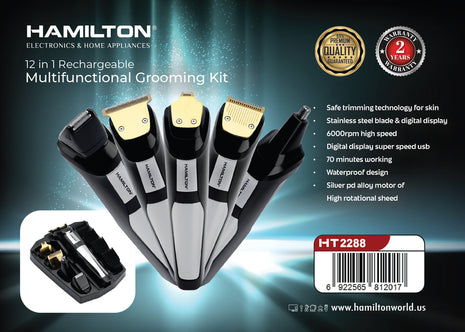 Hamilton 12-in-1 Grooming Kit HT2288