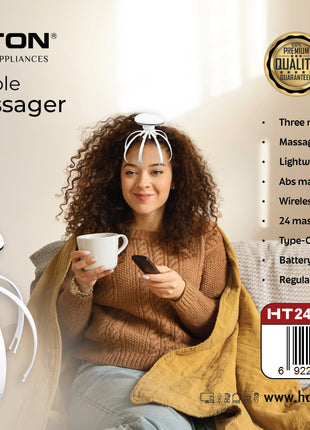 Hamilton Rechargeable Head Massager HT2414 | Al Shabib Qatar