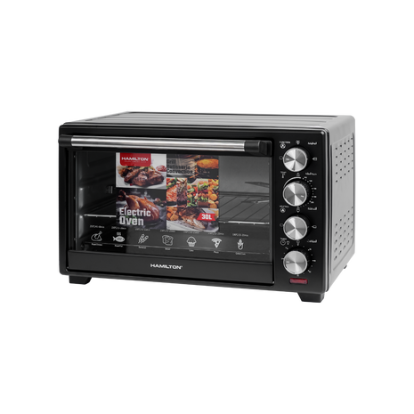 Hamilton Electric Oven 3 in 1 1600W 30L Grill Rotisserie Convection HT2530EO | Al Shabib Qatar