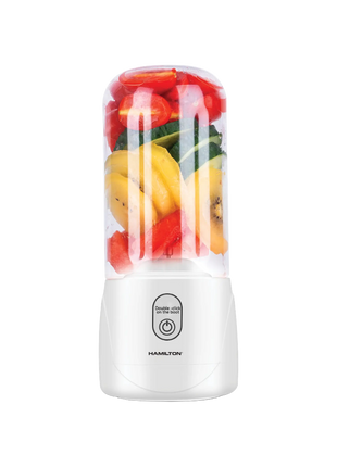 Hamilton Rechargeable Portable Blender 410ml 1500mAh HT3313 | Al Shabib Qatar