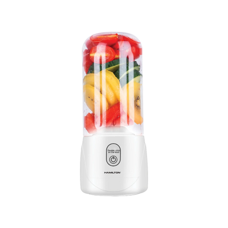Hamilton Rechargeable Portable Blender 410ml 1500mAh HT3313 | Al Shabib Qatar