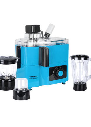 Hamilton Juicer Blender Chopper & Grinder 4 in 1 750W 1.8L HT3381 | Al Shabib Qatar