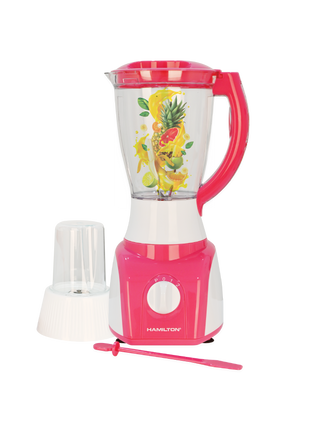 Hamilton Juicer Blender 2 in 1 400W 1.5L Grinder Jar HT3383JB | Al Shabib Qatar