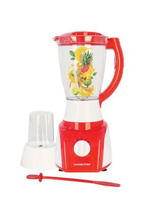Hamilton Juicer Blender 2 in 1 400W 1.5L Grinder Jar HT3383JB | Al Shabib Qatar