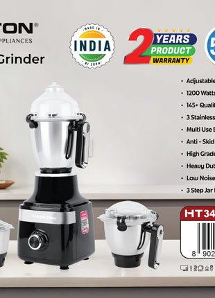 Hamilton 3 in 1 Mixer Grinder HT3419GM | Al Shabib Qatar - Hamilton Qatar | Al Shabib