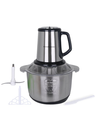 Hamilton Food Chopper & Mixer 2 in 1 500W 2L 4-Layer SS Blade HT3810CH | Al Shabib Qatar