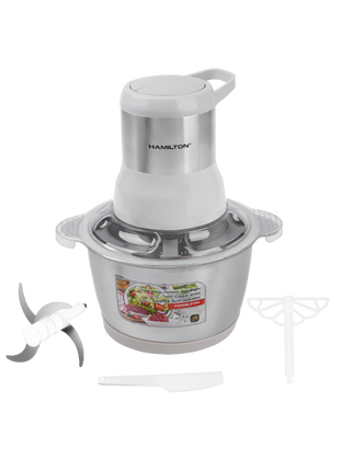 Hamilton Food Processor 2 in 1 500W 2L 4-Layer SS Blade HT3828CH | Al Shabib Qatar
