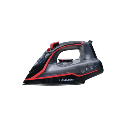 Hamilton Steam Iron 2400W Teflon Soleplate Burst Steam 360° Swivel HT39SI | Al Shabib Qatar