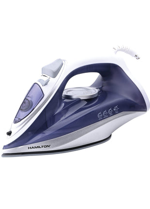 Hamilton steam iron on a white background