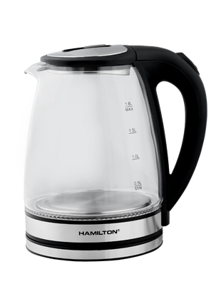 Hamilton Glass Electric Kettle HT4832EK | Al Shabib Qatar - Al Shabib