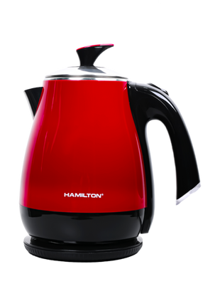 Hamilton Double Layer Electric Kettle 1.5L 1500W 304 SS HT5813EK | Al Shabib Qatar