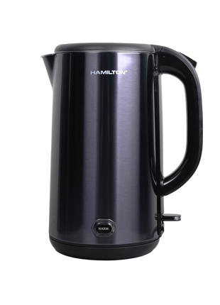 Hamilton Double Layer Electric Kettle 1.8L 1500W 304 SS HT5814EK | Al Shabib Qatar
