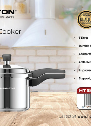 Hamilton Aluminium Pressure Cooker 5L HT5816PC | Al Shabib Qatar