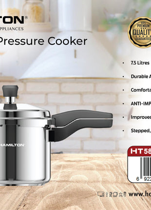 Hamilton Aluminium Pressure Cooker 7.5L HT5817PC | Al Shabib Qatar