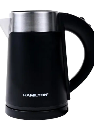 Hamilton Double Layer Electric Kettle 1000W 0.8L Compact HT5829EK | Al Shabib Qatar