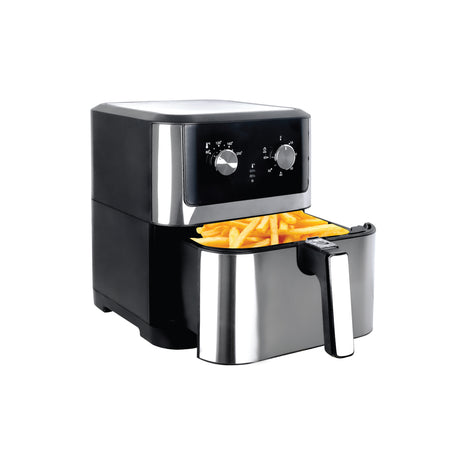 Hamilton air fryer in a white background