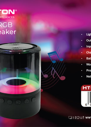 مكبر صوت موسيقى هاميلتون محمول RGB بقوة 8 واط بمنفذ تايب سي HT6230 | الشبيب قطر