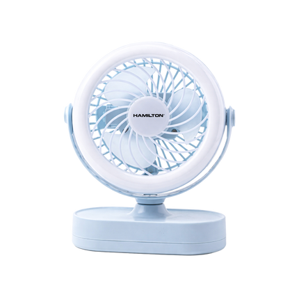 Rechargeable Portable Fan & Led Light 4″ – HT7084