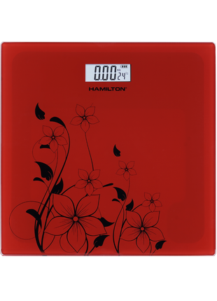 Hamilton Digital Bathroom Scale 180kg Tempered Glass 2 Colors HT726BS | Al Shabib Qatar
