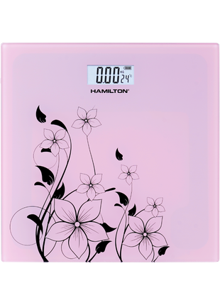 Hamilton Digital Bathroom Scale 180kg Tempered Glass 2 Colors HT726BS | Al Shabib Qatar