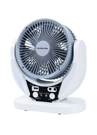 Hamilton Rechargeable 6" Table Fan HT7422 | Al Shabib Qatar