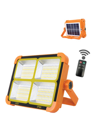 Hamilton Rechargeable Solar LED Light 144W 288 SMD 7200mAh 4 Modes HT7969 | Al Shabib Qatar