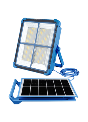 Hamilton Rechargeable Solar LED Light 200W 448 SMD 9000mAh 5 Modes HT7982 | Al Shabib Qatar