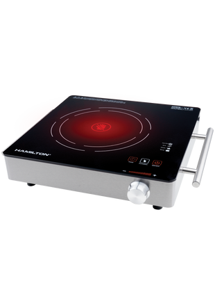 Hamilton Single Burner Digital Infrared Cooker 2000W Touch Control HT818IC | Al Shabib Qatar