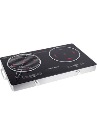 Hamilton Double Burner Digital Infrared Cooker 2800W Ceramic HT819IC | Al Shabib Qatar