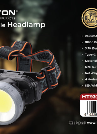 Hamilton Rechargeable LED Head Lamp HT930HL | Al Shabib Qatar - Hamilton Qatar | Al Shabib