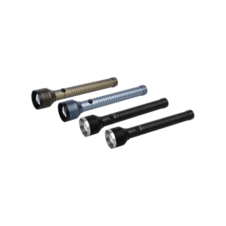 Hamilton Zoomable LED Flashlight 4 in 1 Combo 20W 480LM 3000m 5000mAh Platinum HT943-3SCX4 | Al Shabib Qatar