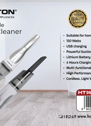 Hamilton Rechargeable Vacuum Cleaner 150W HT965VC | Al Shabib Qatar