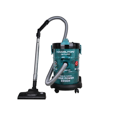 Hamilton Vacuum Cleaner 2 in 1 Dry & Blow Metal Drum HT981VC | Al Shabib Qatar - Hamilton Qatar | Al Shabib