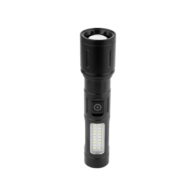 Rechargeable Zoomable LED Flashlight + Emergency Mode – HT992